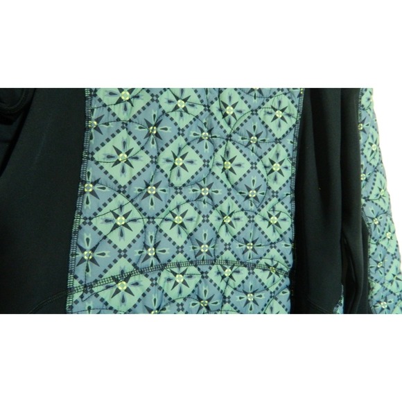 Kerrits GREEN Jacket Womens Medium Quilted Performance Equestrian Zip Pockets - Picture 7 of 12